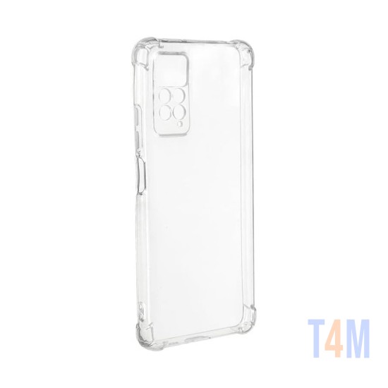 Capa de Silicone com Cantos Rígidos para Redmi Note 11 4G/Note 11s Transparente